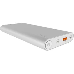 DLH Batterie externe USB-C 65W 20100mAh pour (20100 mAh, 80 W), Powerbank, Grau, Silber