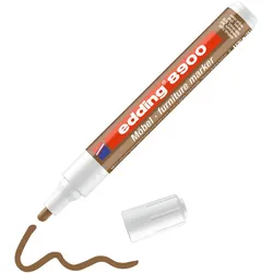 edding 8900 Möbelmarker weiß 1.5 - 2.0 mm Schreibfarbe: Braun