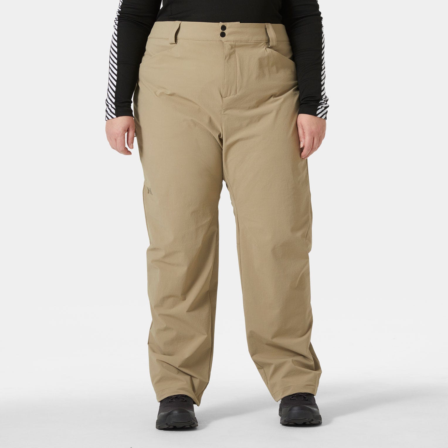 Helly Hansen Women's Brona Softshell Plus Pants - Brown - 1X