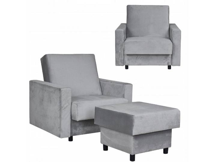 Family Meble Sessel Family Meble Alicja Schlafsessel mit Hocker Bettkasten und Bonellfeder