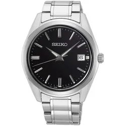 Seiko SUR311P1 Herrenuhr mit Saphirglas schwarz