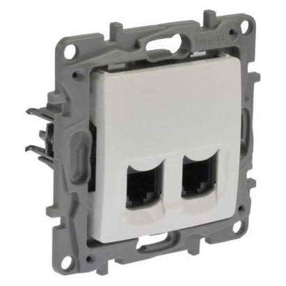 Legrand Dual computer socket RJ45 cat 6 UTP (664774) (UTP, CAT6) (21139763)