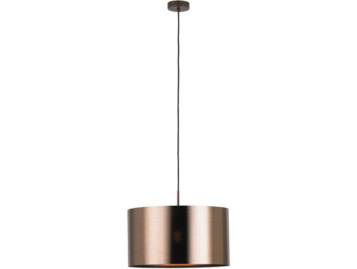 Pendellampe Saganto 1 Braun/Kupfer Kunststoff/Metall 110 cm - Farbe: Kupferbraun