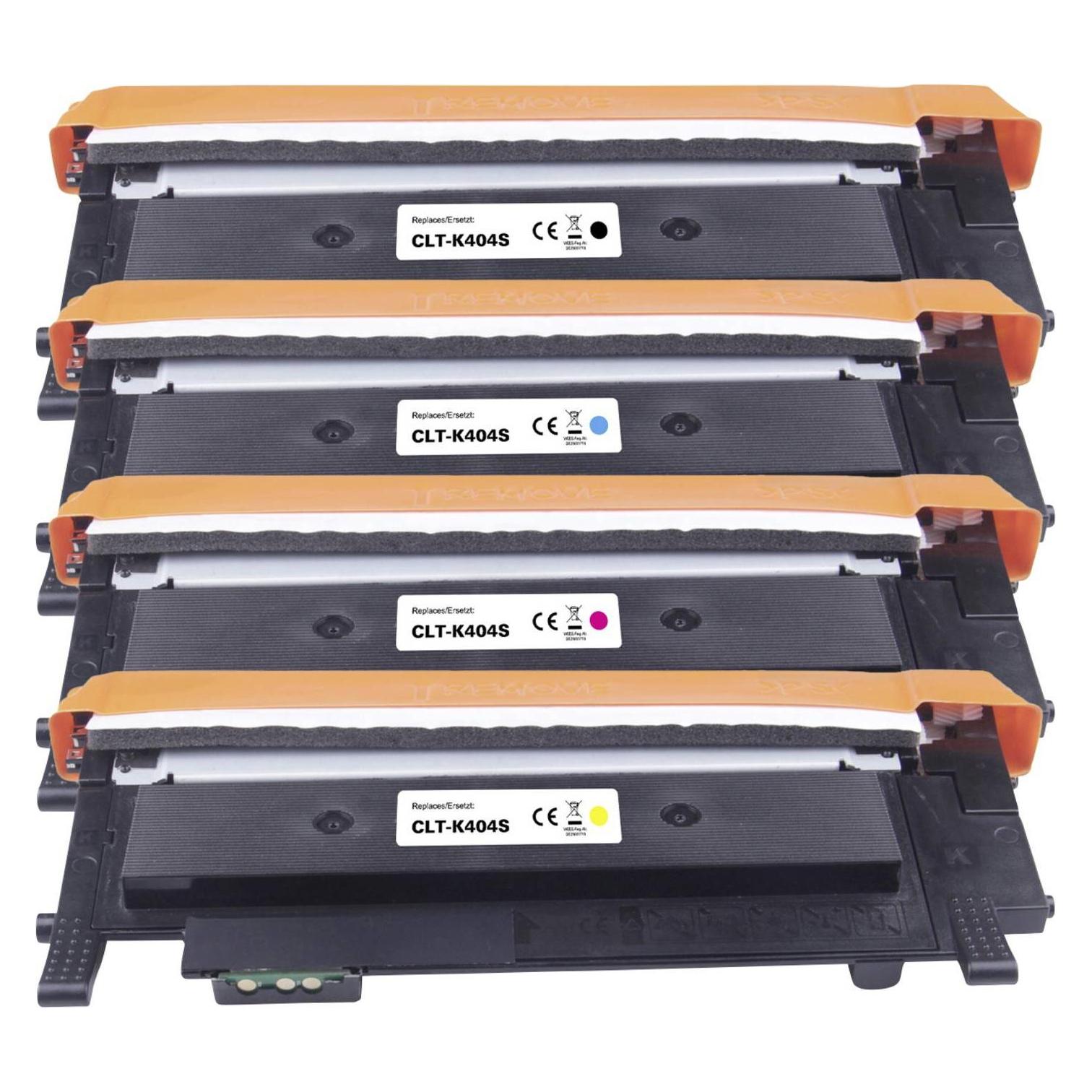 Renkforce Tonerkassette ersetzt Samsung CLT-P404C Schwarz, Cyan, Magenta, Gelb RF-Toner-SCLT-P404C4 (BK) (RF-5628016)