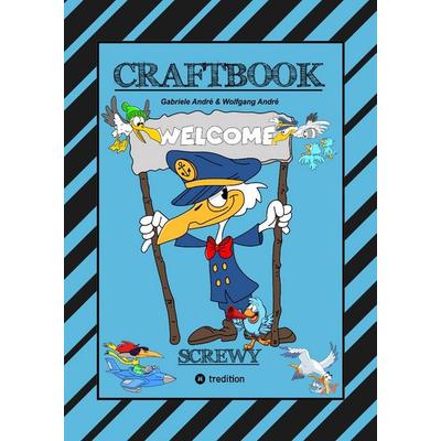 CRAFTBOOK - TOTAL VERRÜCKT - SCREWY MOTIVE - LUSTIG - SPASS - UNTERHALTSAM - KNIFFLIGE RÄTSEL - TIERE - MENSCHEN - ORTE - FREIZEIT - SPASSIG,
