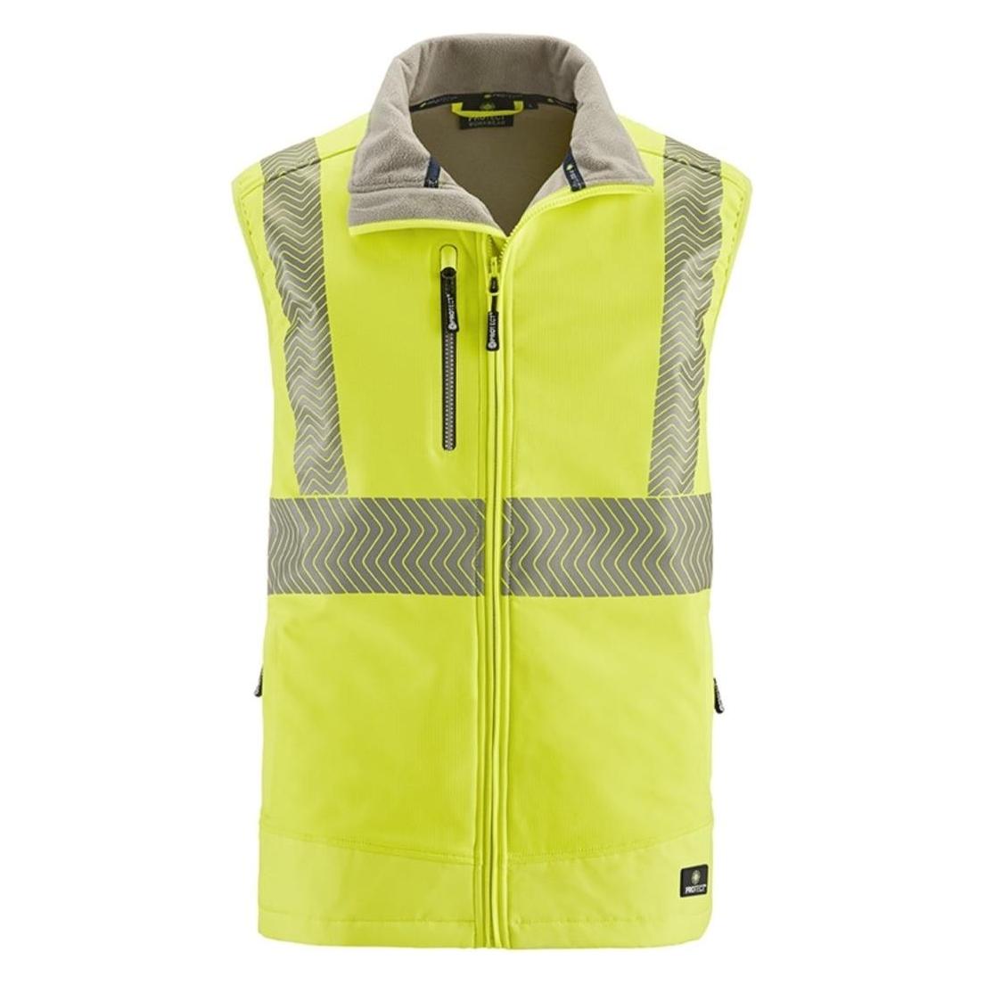 BIG Arbeitsschutz Warnschutz-Softshellweste PARA leuchtgelb,Gr.XL (XL) (228247)