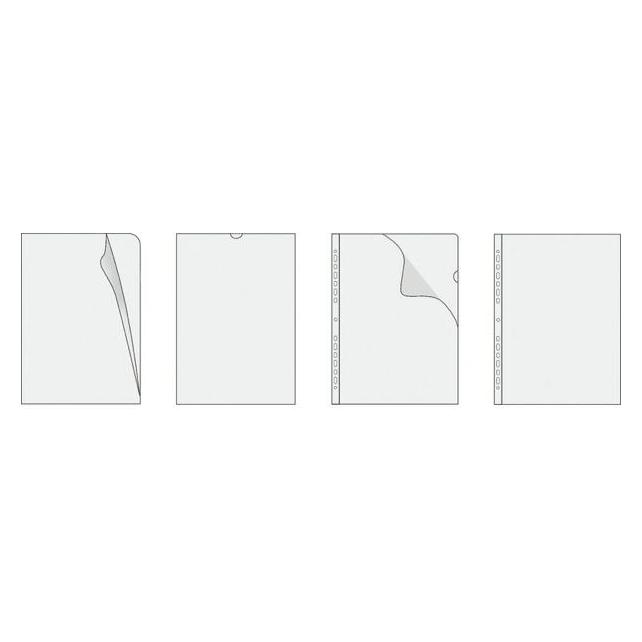 Herlitz Transparente Dokumententaschen im A4-Format mit 50 Mikrometern. 100 Stück (A4, 100x) (35708473)