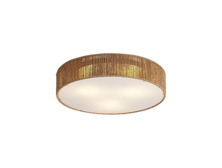 Plafonnier Japandi naturel avec abat-jour 46cm 3 lumières - Luz