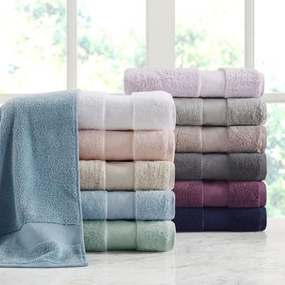 Jla Home/Bed Turkish Cotton Bath Towel Set Six Piece Set, Six Piece Set, Navy