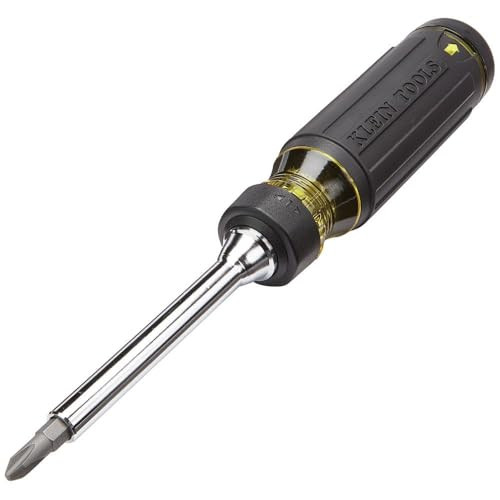 Klein Tools 32305 multifunctionele 15-in-1 ratel schroevendraaier met diverse bits en 1/4-inch moer driver