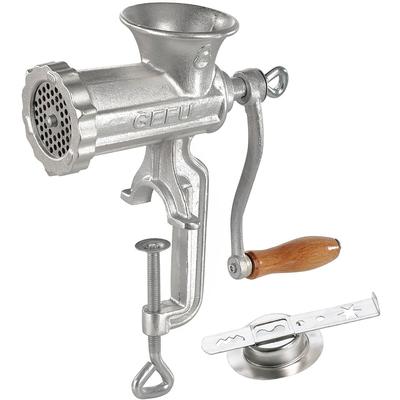 Fleischwolf GEFU "TRICA", silber, B:26,5cm T:9cm, Zerkleinerer, langlebig, einfach zu bedienen, ideal für Hobbyköche und Profis