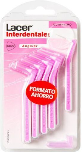 Lacer Ultra Fine Angled Interdental Brush 10 Units