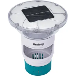 Bestway Dosierschwimmer SolarGlow Pool Chlor LED Solar Schwimmer Poolreinigung
