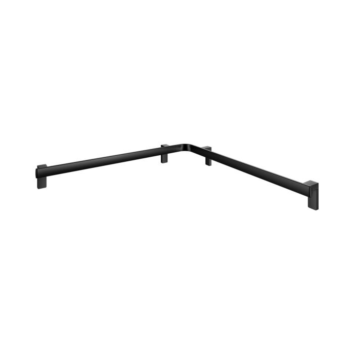 Keuco Axess Dusch-/Wannenhandlauf 35011378800 schwarz matt, 850 x 850 mm