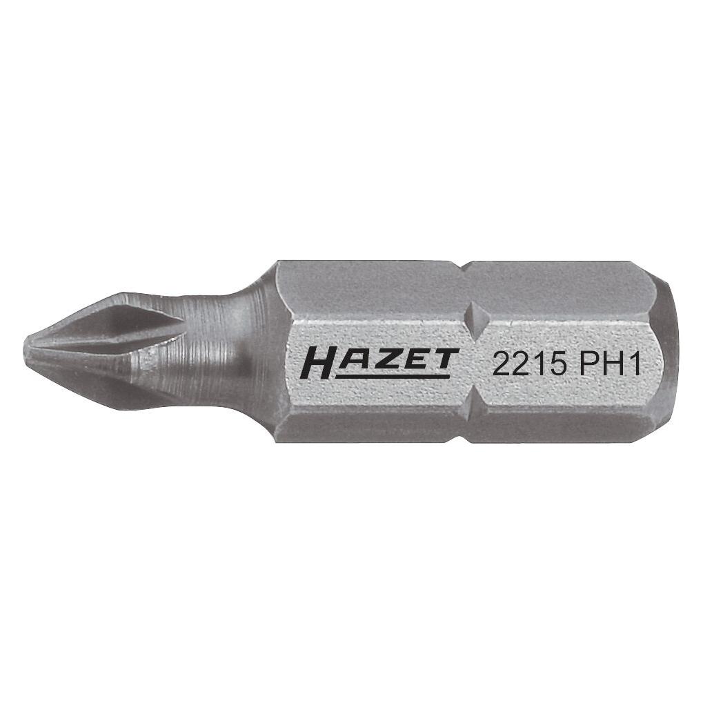 Hazet Bit 2215-PH4 Sechskant6,3 (1/4 Zoll) Kreuzschlitz Profil PH PH4 (Kreuz Phillips PH) (2215-PH4)