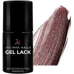 6ml Juliana Nails Gel Lack Reflective Glitter Drawings