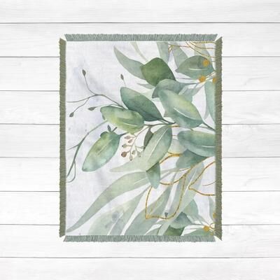 Laural Home Green Gables Woven Throw Blanket