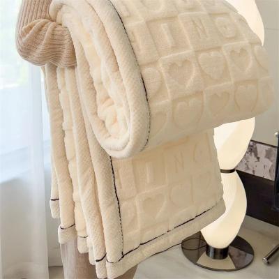 Uplift Picks Taffeta Velvet Carved Blanket Thick Double Sided Plush Throw 6 70x100 Cm