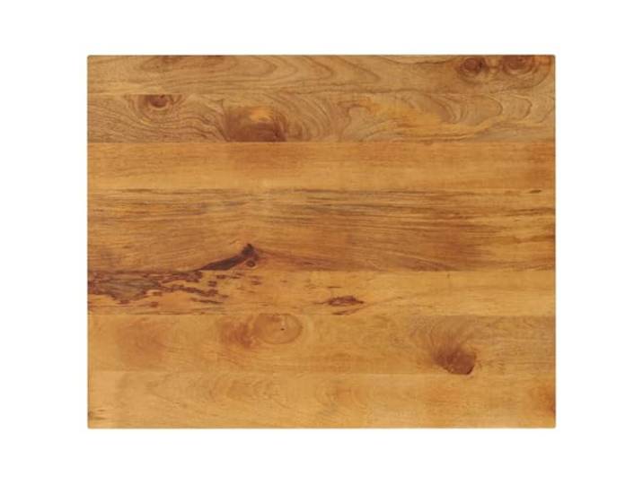 Favemtsl Tischplatte 100x80x2,5 cm Massivholz Mango Rechteckig Rustikale Ersatztischplatte für Esszimmer und Küche. Robustes Holz in Eichen-Optik universell kombinierbar.