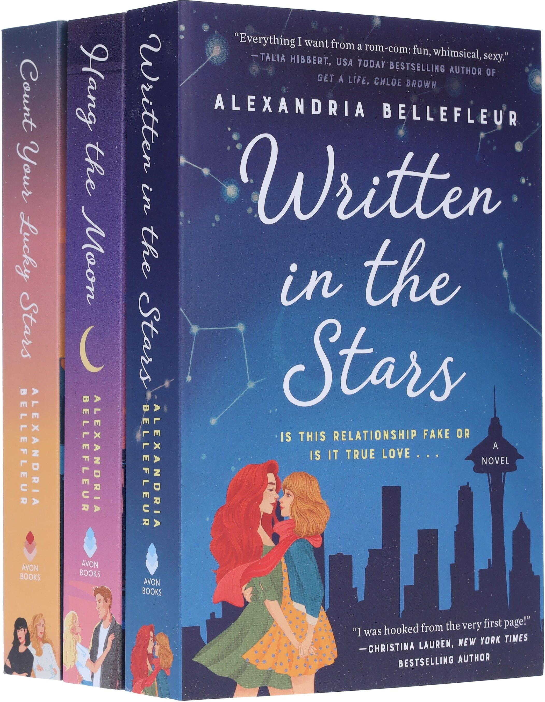 Written in the Stars Book Series by Alexandria Bellefleur 3 Books Collection Set - Fiction - Paperback Avon