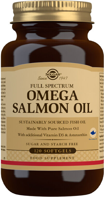 Solgar Full Spectrum Omega Salmon Oil   120 Softgels