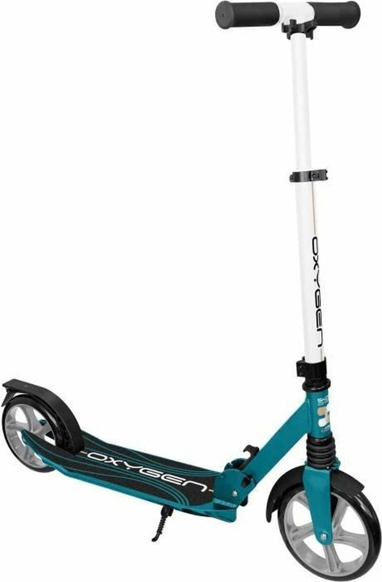 Skids Control Oxygen inklapbare step met 200mm wielen - Groen - OX794200