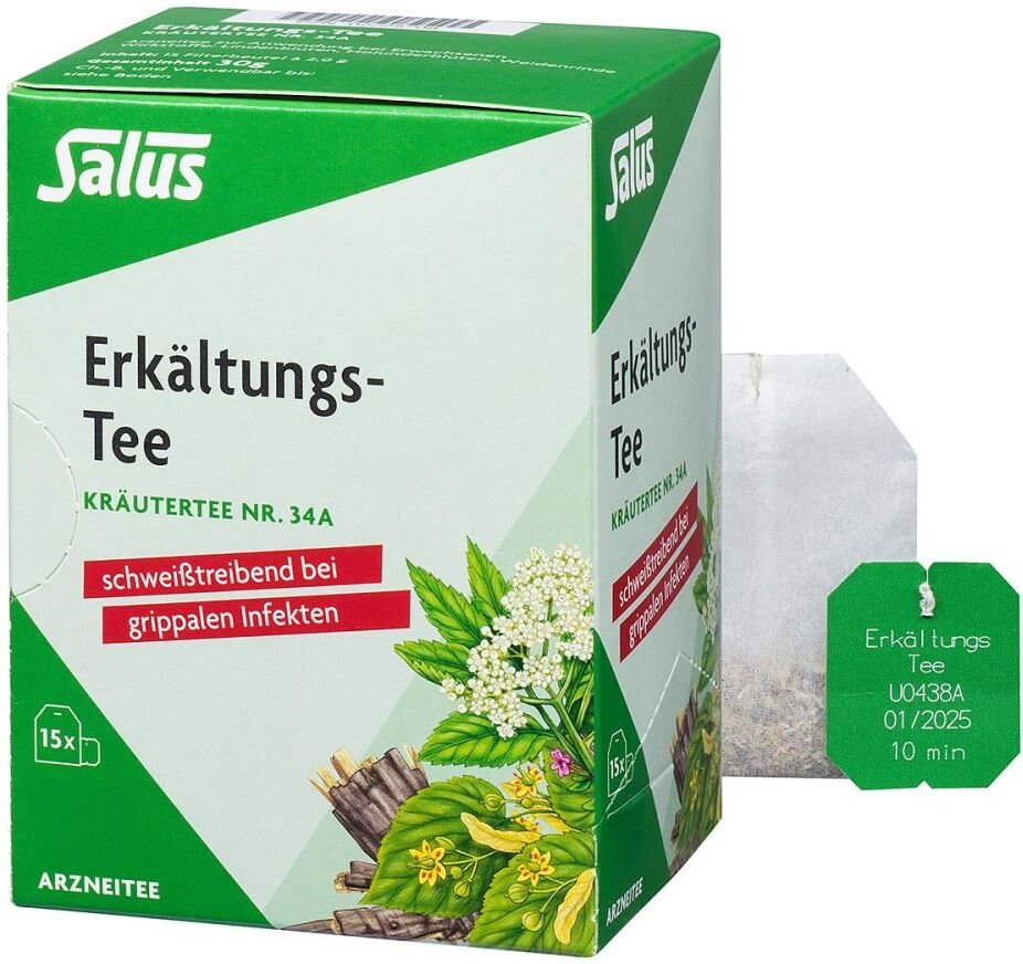 Erkältungs-tee Kräutertee Nummer 3 4a Salus Filterbeut.