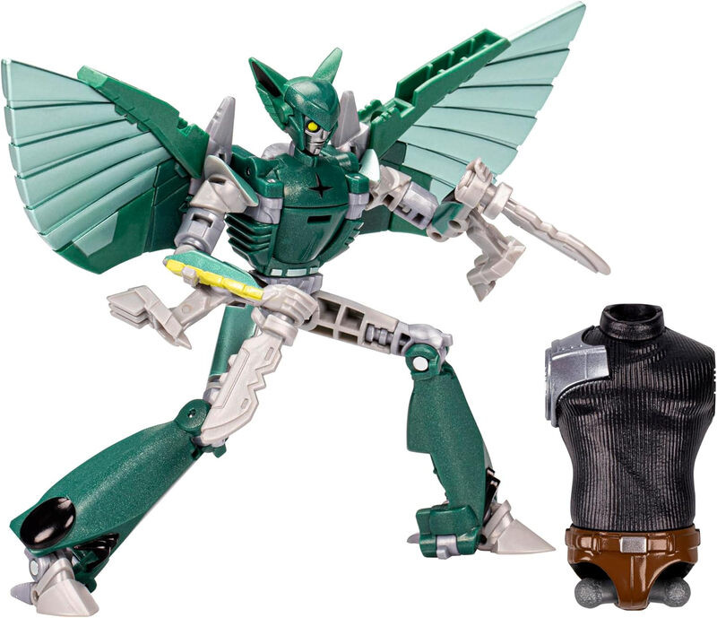 Hasbro Transformers Earthspark Deluxe Klasse actiefiguur Terran Nightshade - Groen - Hoogte: 12,7 cm