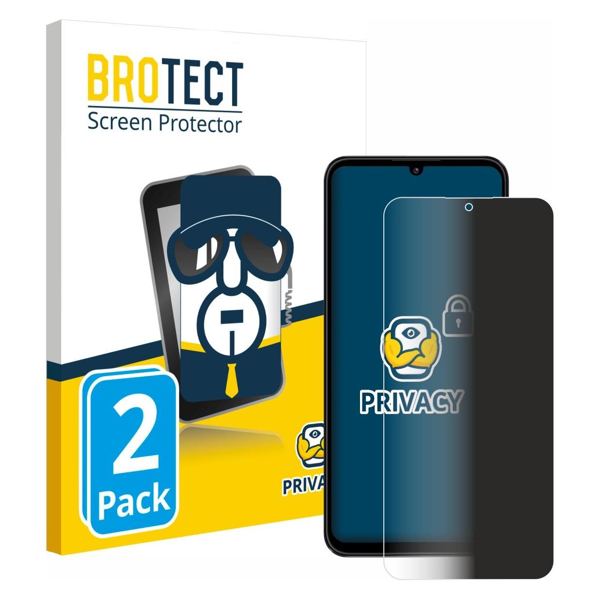 Brotect Sichtschutzfolie Anti-Spy Privacy Folie Blaulicht-Schutz (Blackview A55) (4358468)