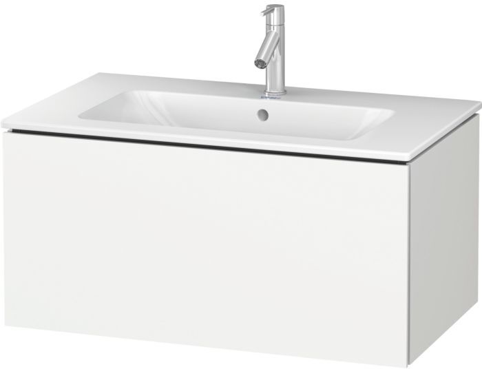 Duravit L-Cube Waschtischunterbau LC614101818 Weiß matt, 82x40x48,1cm, 1 Auszug