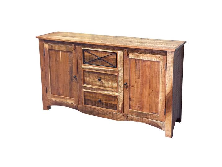 Sideboard 150 cm Akazie massiv lackiert montiert - ACANO