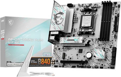 MSI 7E77-003R Mainboard Sockel (PC) AMD AM5 Formfaktor (Details) Micro-ATX Mainboard-Chipsatz AMD B840