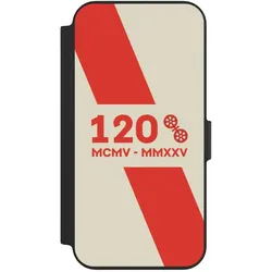 Nivocase Klapphülle für Apple iPhone 13 Handyhülle aus Kunst Leder NIVOflip schwarz 1. FSV Mainz 05 E.V. (Apple iPhone 13), Smartphone Hülle, Schwarz
