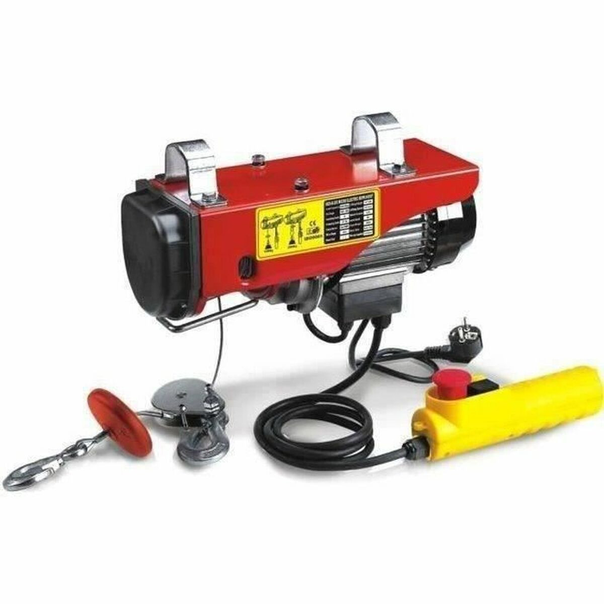 MECAFER P400 Elektrische kettingtakel met afstandsbediening, 400 kg