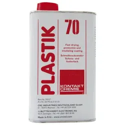 Schutz- und Isolierlack PLASTIK 70, 1.000 ml