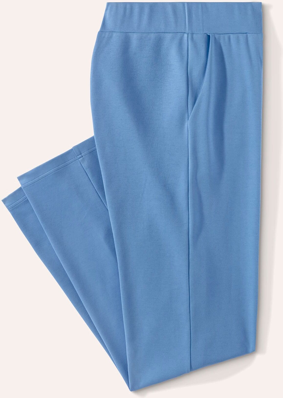 Walbusch Baumwollstretch Marlenehose, normale Größen, Farbe Blau, 38, viel Bewegungsfreiheit weich und elastisch Damen