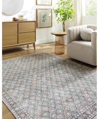 Livabliss Vinny Washable Traditional Area Rug