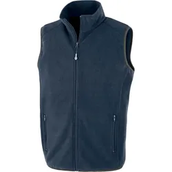 Result Genuine Recycled Herren Fleece Gilet Bodywarmer R904X navy S