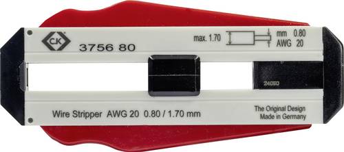 C.K T3756 80 Drahtabisolierer Geeignet für PVC-Drähte, PTFE-Drähte 0.80mm (max)