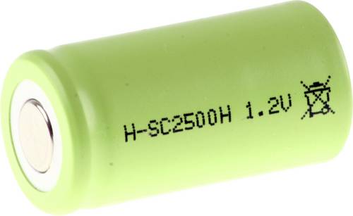 Mexcel Spezial-Akku Sub-C NiMH 1.2V 2500 mAh 1St.