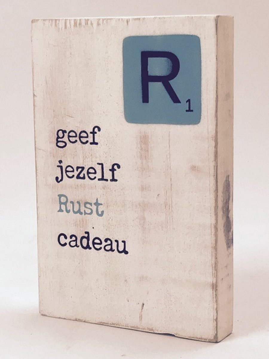 Joni's Tekstblok 10x15 cm Rust