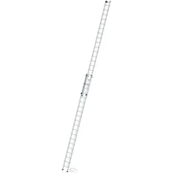 PROREGAL Sprossen-Seilzugleiter 2-teilig ohne Traverse 2x20 Sprossen
