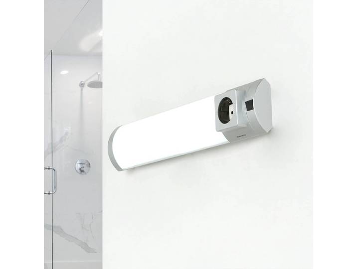 Licht-Erlebnisse - Soft - LED - Wandlamp - 6500K - 260lm - van - Kunststof - in - zilver wit