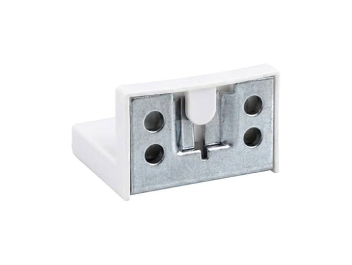 Support mural blanc - Compatible avec IKEA METOD\, KALLAX et BRIMNES - 1 lot FRANKLIN\, LACK\, LAGKAPTEN\, LAPPLAND et LINNMON - Couvertures\, équerres et vis Euro - Maintient le meuble fermement au mur