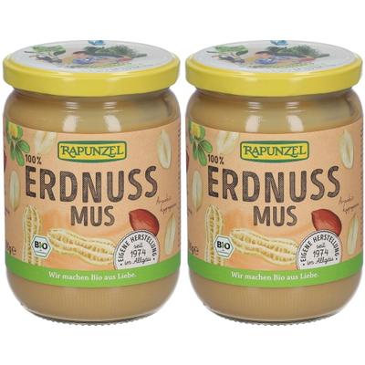Rapunzel Erdnussmus fein Bio x2 2x500 g Brotaufstrich