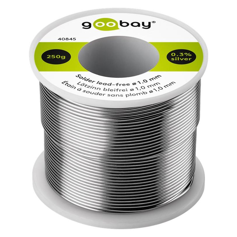 Goobay Lötzinn bleifrei, ø 1,0 mm, 250 g (Lötzinn) (40845)