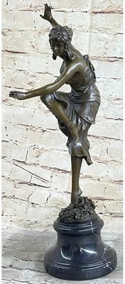 Bronzhaus Claire Colinet French Lost Wax Dancer Bronze Sculpture Hot Cast Figurine Decor