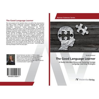 The Good Language Learner, Taschenbuch von Nicole Zemsauer, AV Akademikerverlag, 978-620-2-20281-7