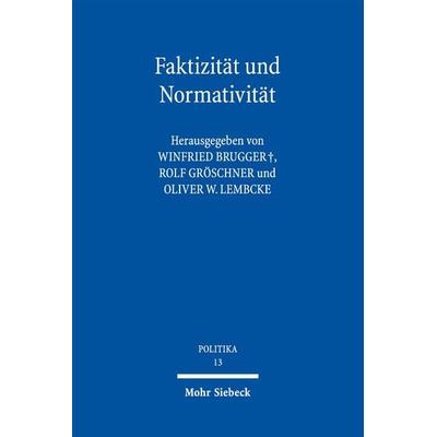 Faktizität und Normativität, Taschenbuch von , Mohr Siebeck, 978-3-16-155140-6