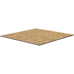 Oviala Business Laminierte Tischplatte 60 x 60 cm Fischgrätenmuster